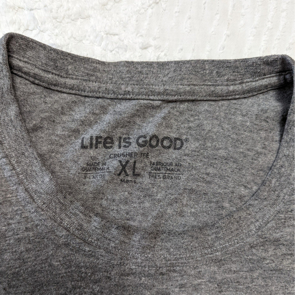 Life Is Good Men's XL Print Crusher Tee T-Shirt Motivational Positivity - Picture 4 of 4